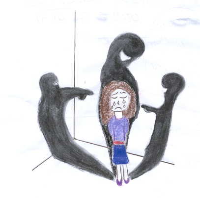 407x404 welcome to mental health support - Bullying Drawing