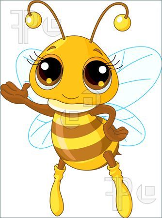 334x450 cartoon bumble bee - Bumble Bee Drawing Cartoon