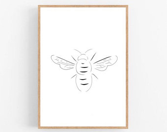 340x270 bumble bee drawing etsy - Bumble Bee Drawing Pictures