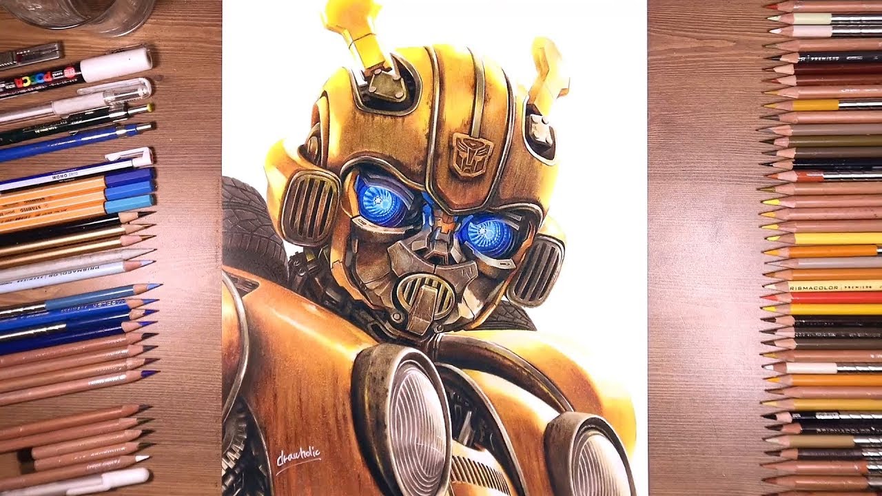 1280x720 drawing bumblebee drawholic - Bumblebee Drawing