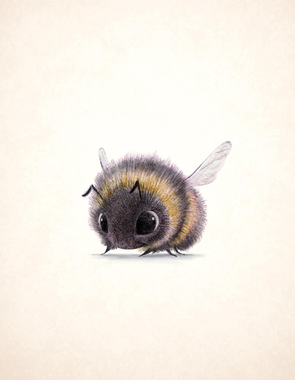 1023x1318 bumblebee, sydney hanson, through art art, cute - Bumblebee Drawing