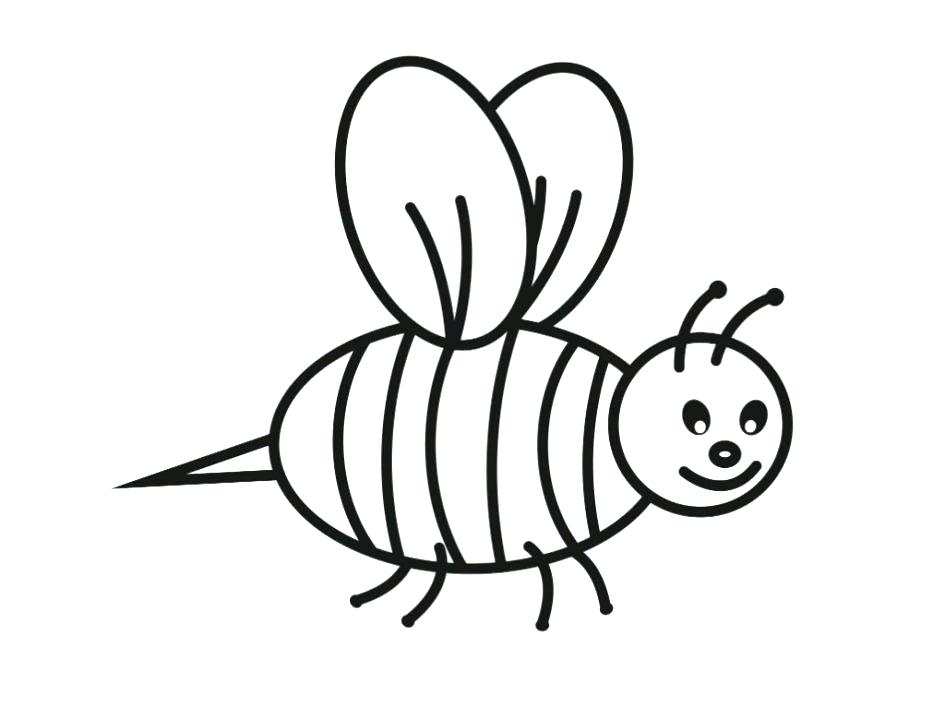 945x709 Cute Bumble Bee Coloring Pages Bumblebee Insect Drawing At Free - Bumblebee Insect Drawing