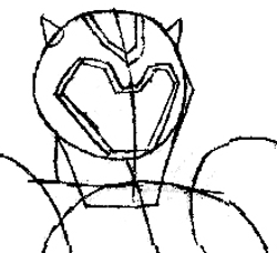 250x228 how to draw bumblebee from transformers with step - Bumblebee Line Drawing