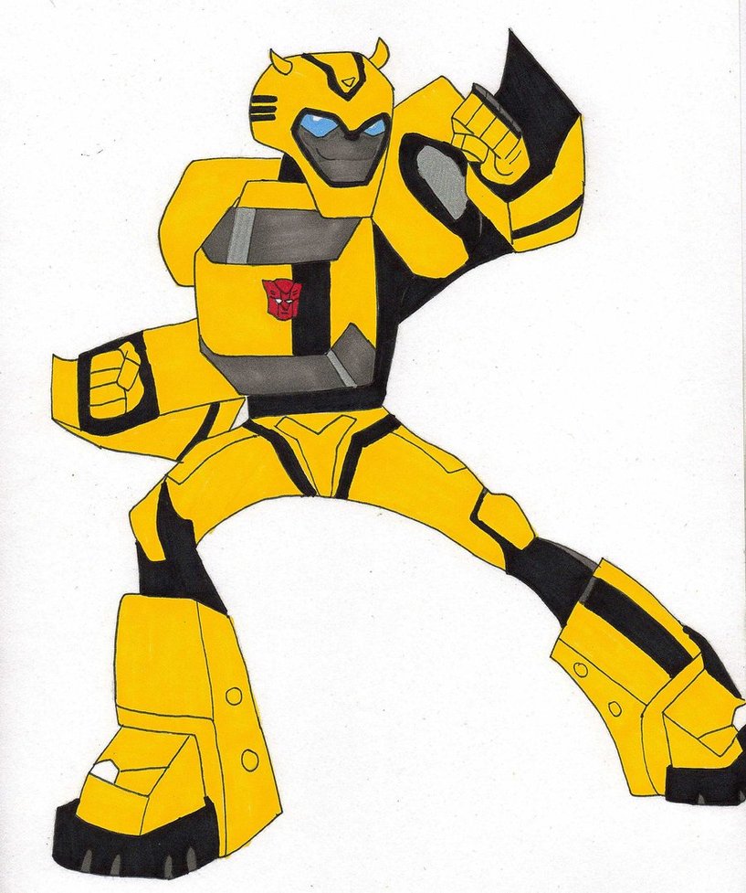 817x977 Drawn Bumblebee Transformers - Bumblebee Transformer Drawing
