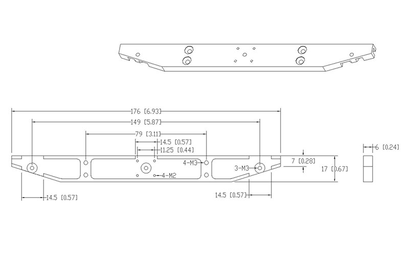 800x498 gelande rear replacement bumper - Bumper Drawing