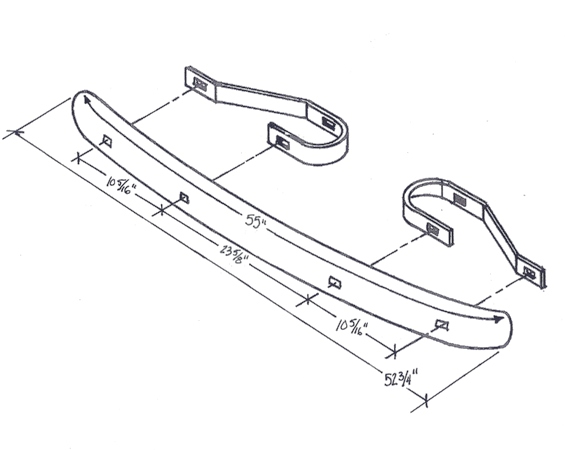 565x450 replacement parts for fiberfab mg td replica fiberfab ssk - Bumper Drawing