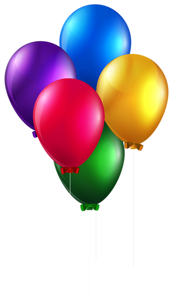 343x600 Collection Of Free Balloons Drawing Big Balloon Download On Ui Ex - Bunch Of Balloons Drawing