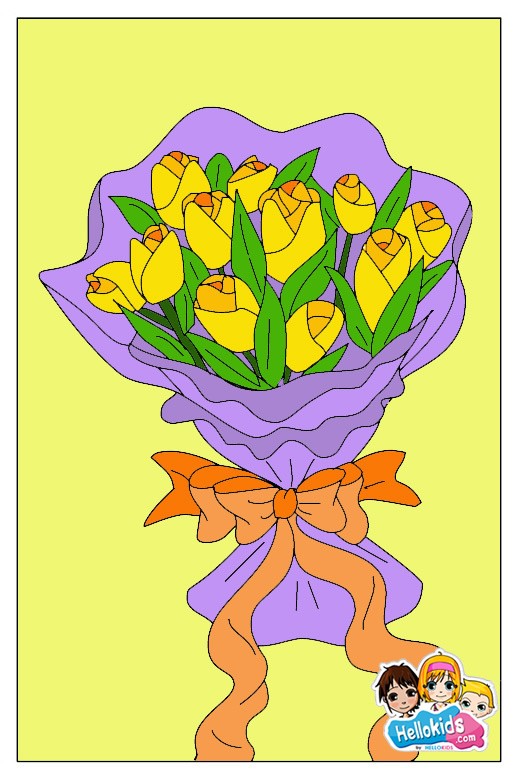 521x782 How To Draw Bunch Of Flowers - Bunch Of Flowers Drawing