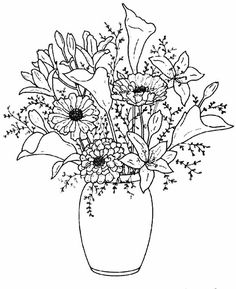 Bunch Of Flowers Drawing at PaintingValley.com | Explore collection of ...