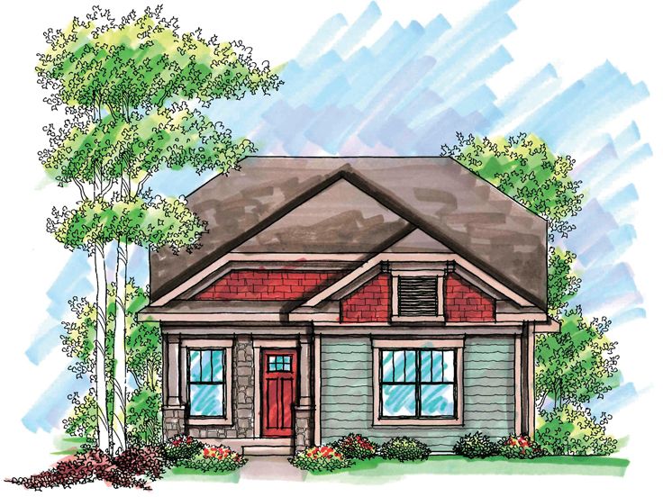 736x552 plan - Bungalow Drawing