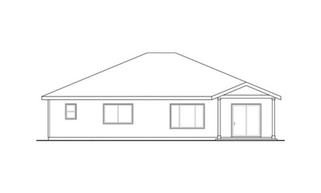 1024x618 Bungalow Style House Plan - Bungalow Elevation Drawing