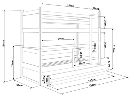 Bunk Bed Drawing at PaintingValley.com | Explore collection of Bunk Bed ...