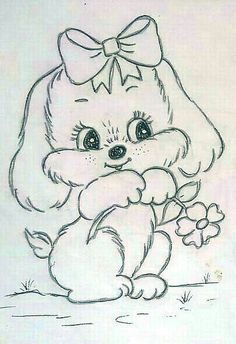 236x344 Let's Draw Cartoon Rabbit Easy To Follow Tutorial Drawings - Bunny Cartoon Drawing