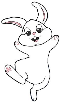 236x399 Step - Bunny Cartoon Drawing
