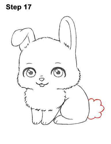386x500 How To Draw A Bunny Rabbit - Bunny Drawing