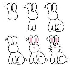 236x231 how to draw a bunny art in drawings, bunny drawing, art - Bunny Drawing For Kids