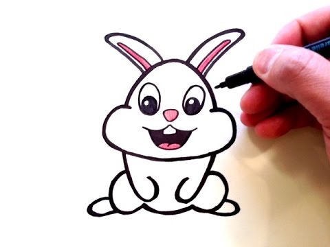 480x360 How To Draw A Cute Bunny Rabbit - Bunny Drawing Images