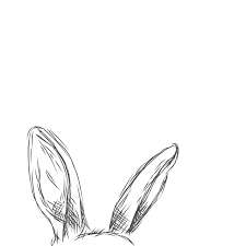 225x225 How To Draw Animal Ears Step - Bunny Ears Drawing