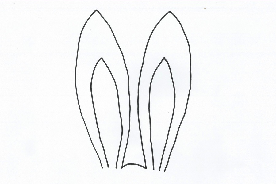 900x600 how to make a paper plate bunny ears plate be a fun mum - Bunny Ears Drawing