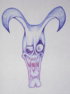 225x300 Rabbit Face Drawings Fine Art America - Bunny Face Drawing