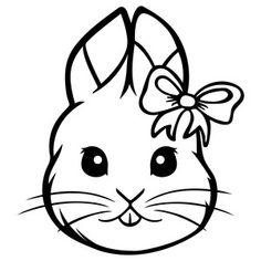 236x236 Step - Bunny Face Drawing