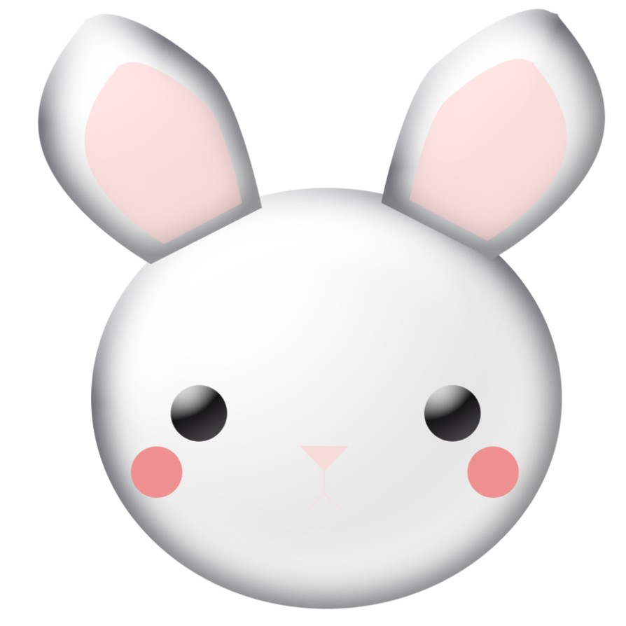 894x894 Rabbits Drawing Face Transparent Png Clipart Free Download - Bunny Head Drawing