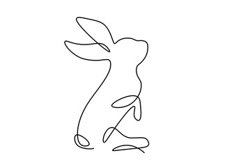 336x240 Search Photos Easter Bunny Rabbit - Bunny Line Drawing