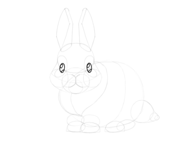 640x480 Drawn Bunny Nose - Bunny Nose Drawing