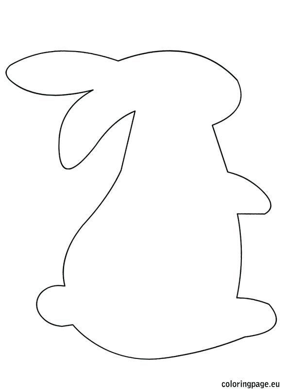 Bunny Outline Drawing at PaintingValley.com | Explore collection of ...