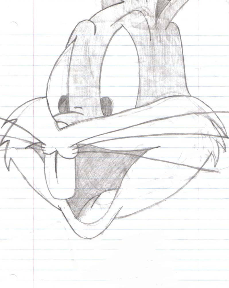 798x1001 Bugs Bunny Pencil Drawing - Bunny Pencil Drawing
