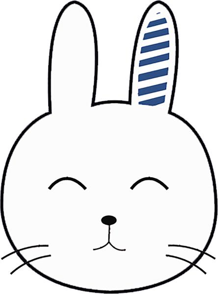 444x599 Cute Pretty Kawaii Bunny Rabbit Drawing Cartoon - Bunny Rabbit Drawing