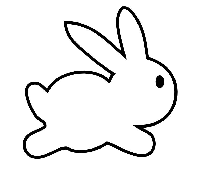 784x669 Easter Bunny Rabbit Drawings Hd Easter Images - Bunny Rabbit Drawing