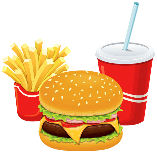 500x489 collection of free fries drawing hamburger download on ui ex - Burger And Fries Drawing