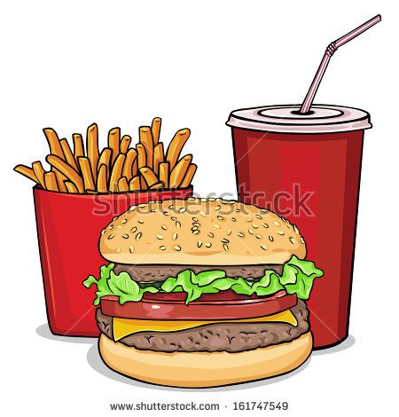 450x470 image result for cheeseburger and fries cartoon food prints - Burger And Fries Drawing