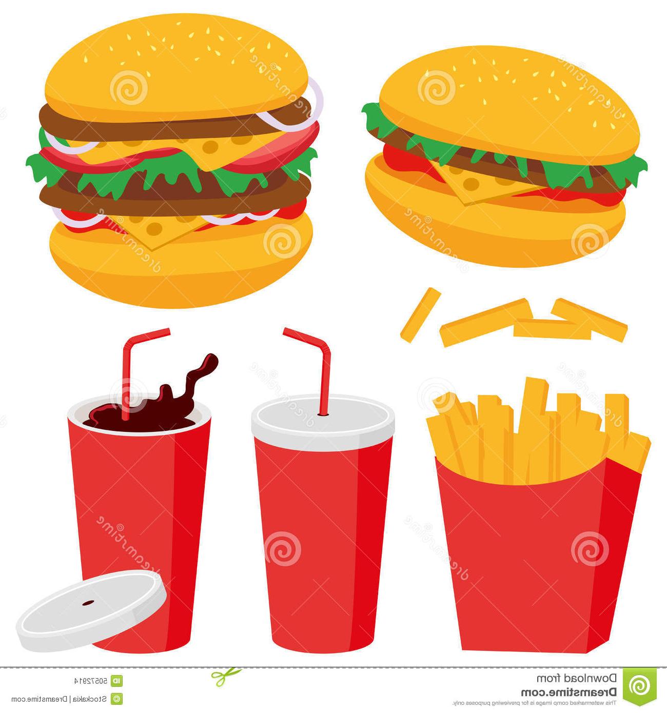 1300x1390 best hd hamburger and fries and soda vector drawing vector art - Burger And Fries Drawing
