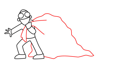 497x280 drawing a cartoon robber - Burglar Drawing