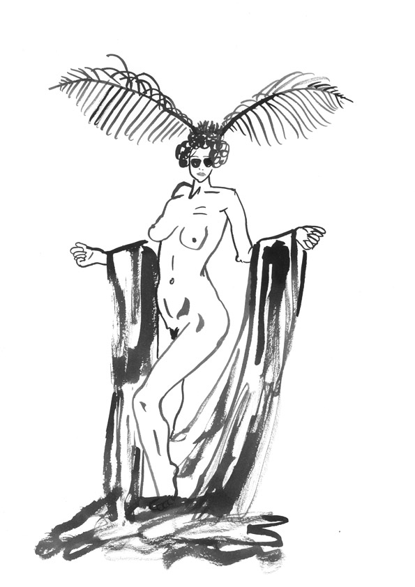 595x842 Burlesque Life Drawing - Burlesque Drawing