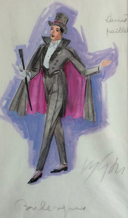 411x700 Drawing - Burlesque Drawing