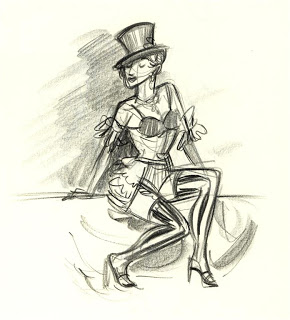 290x320 sketchbloginson dr sketchy's burlesque drawing - Burlesque Drawing