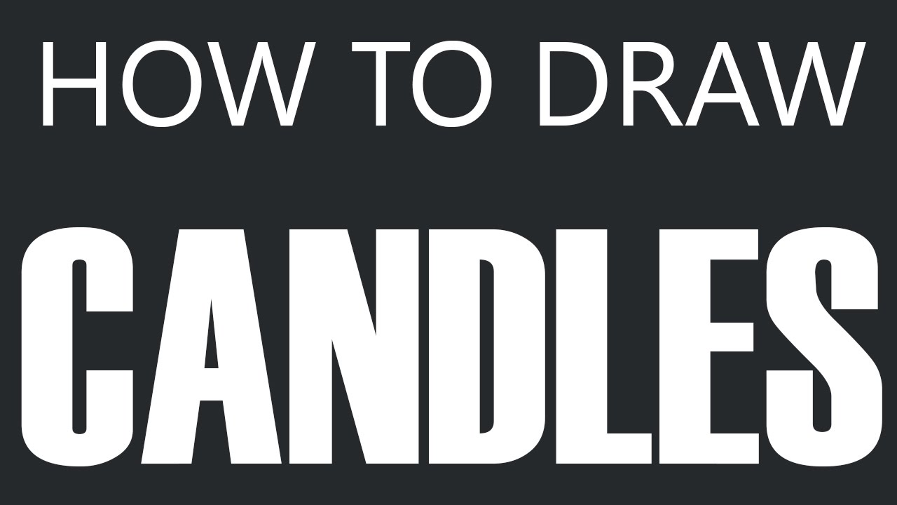 1280x720 how to draw a candle - Burning Candle Drawing