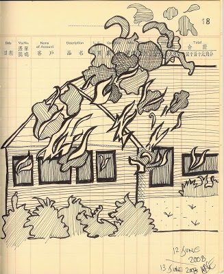 Burning House Drawing at PaintingValley.com | Explore collection of