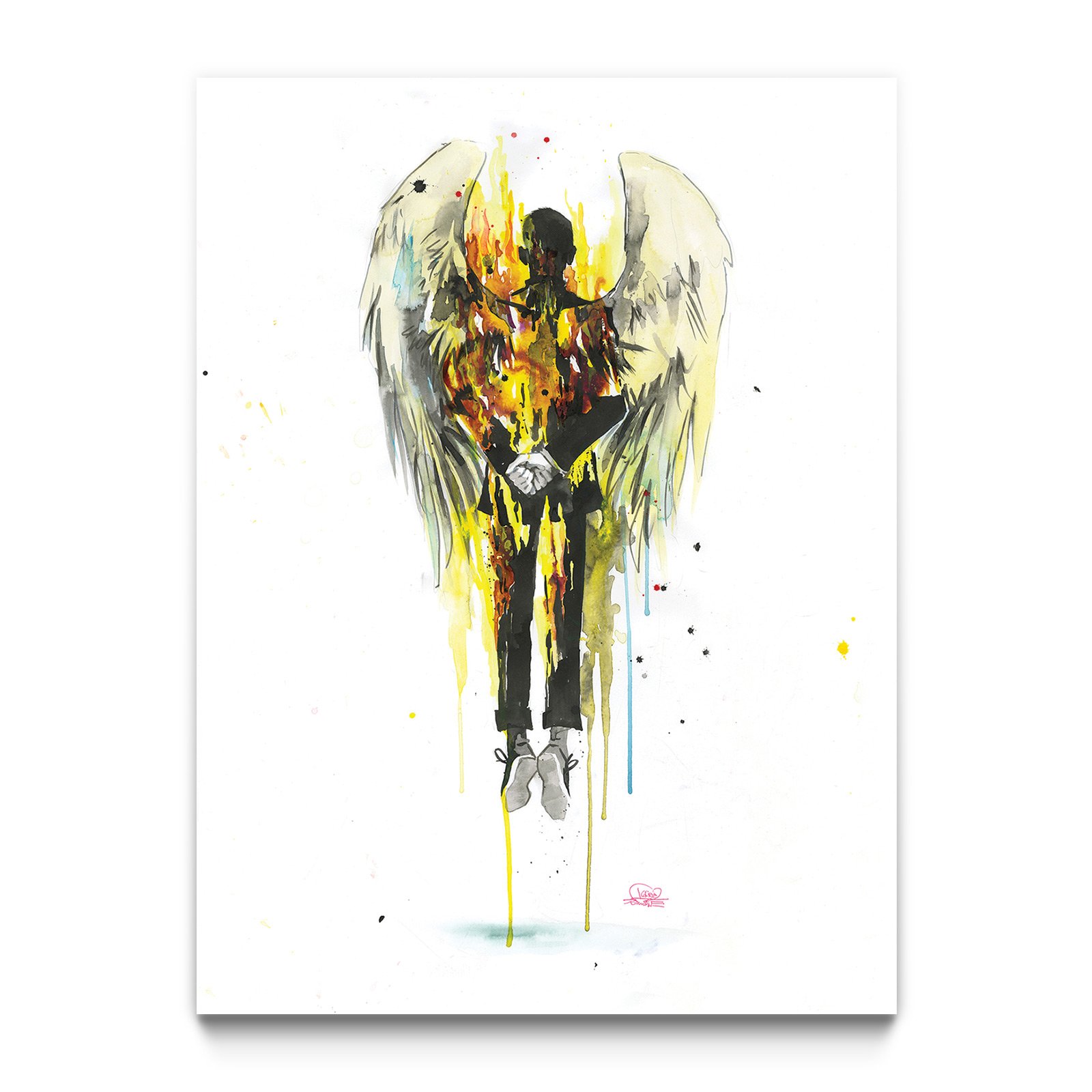 1600x1600 Burning Man - Burning Man Drawing