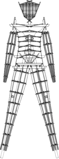 196x531 Camp Manifestation - Burning Man Drawing