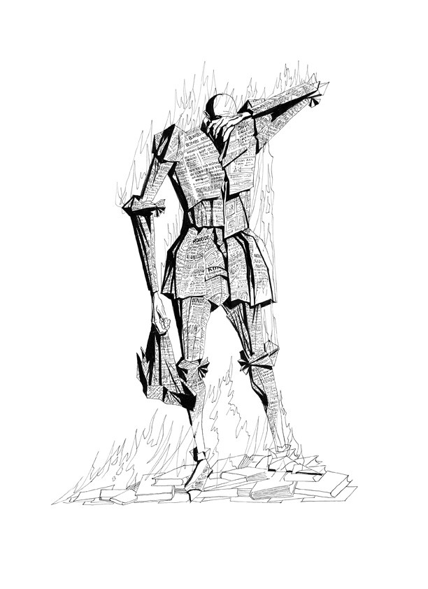 612x842 fahrenheit smart school style matthew kalamidas - Burning Man Drawing