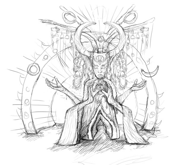 600x557 These Stunning Burning Man Art Projects Need Your Help Everfest - Burning Man Drawing