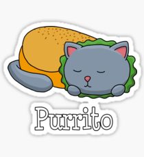 210x230 cat burrito drawing stickers redbubble - Burrito Drawing