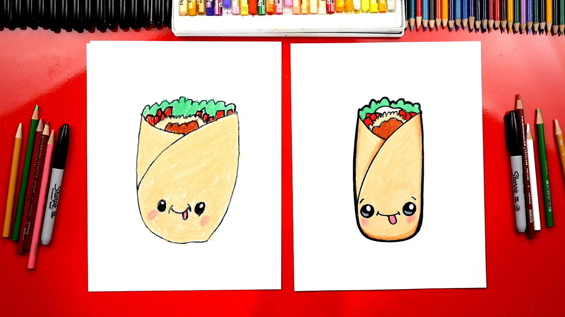 1920x1080 how to draw a funny burrito - Burrito Drawing