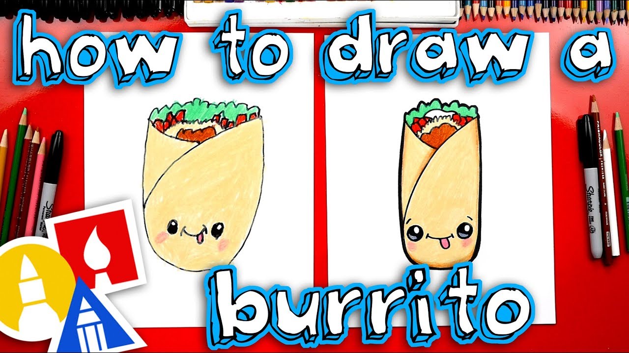 1280x720 how to draw a funny burrito - Burrito Drawing