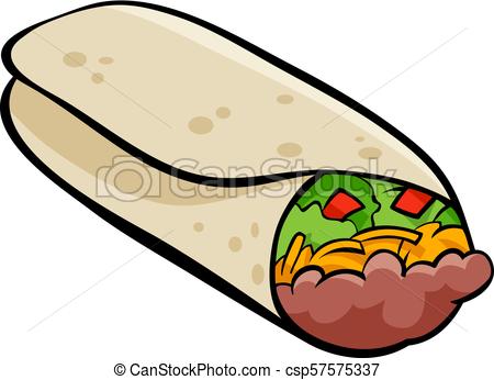 450x346 mexican burrito tortilla cartoon illustration cartoon - Burrito Drawing