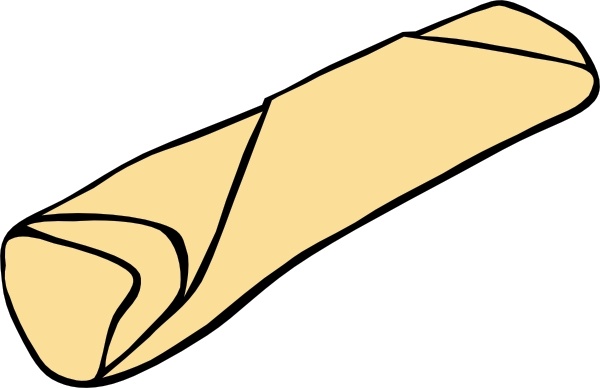 600x388 burrito clip art free vector in open office drawing - Burrito Drawing